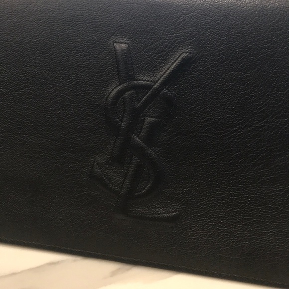 Yves Saint Laurent Bags Ysl Clutch Black Leather Poshmark